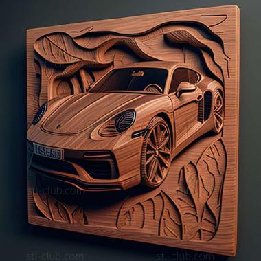 3D model Porsche Taycan (STL)